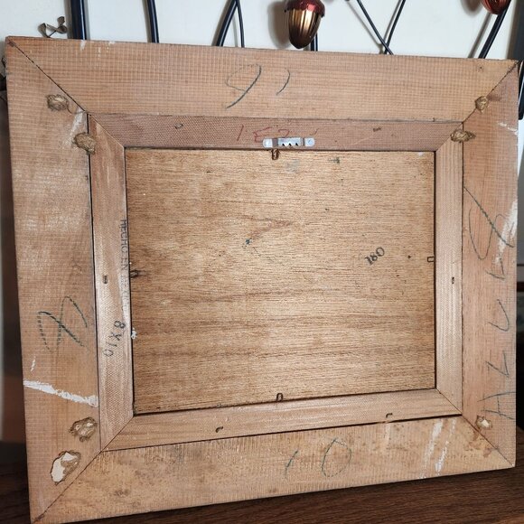 Vintage French Country Framed Floral Still life Oil Painting Signed Nancy Lee - Picture 4 of 7